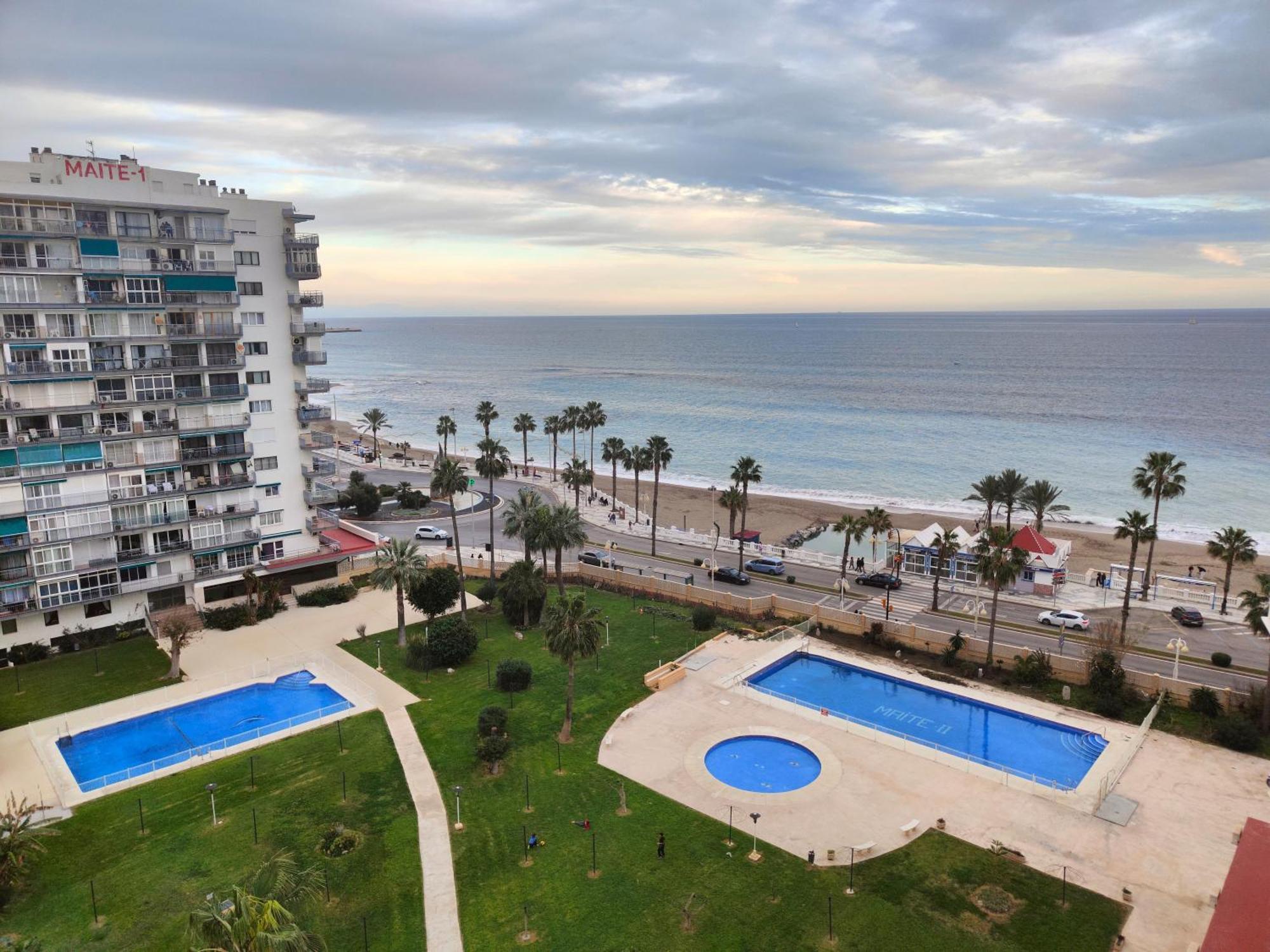 Apartamento En Benalmadena, Primera Linea De Playa Zewnętrze zdjęcie